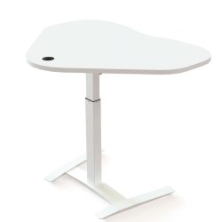 ConSet H�ve S�nkebord 117x90 - 501-9 - Hvid bordplade - hvidt stel