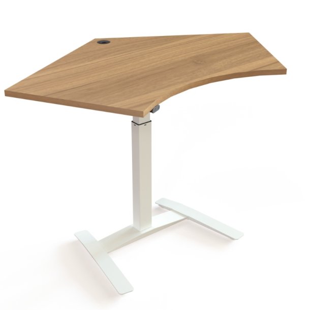 ConSet H�ve S�nkebord 138x92 - 501-9 - Valn�d bordplade - hvidt stel