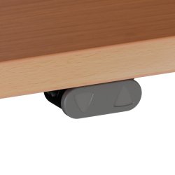 ConSet Hve Snkebord 80x80 - 501-33 - Bg bordplade - Sort stel