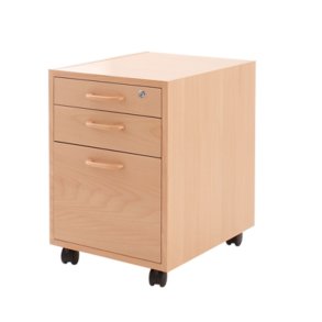 ConSet Kassette, 3 Skuffer, B�g-Finer - PED 3A400 B