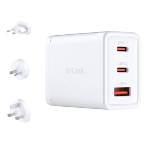 D-Link 65W GaN Charger - kompakt universal oplader med Power Delivery 3.0