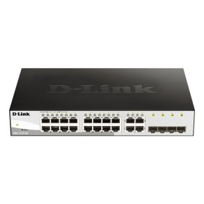 D-Link DGS-1210-20 Managed L2 switch med 16 Gigabit-porte og 4 SFP-slots