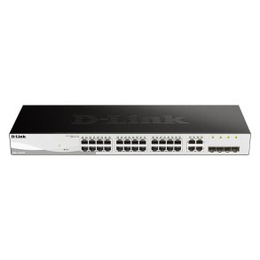 D-Link DGS-1210-28 managed switch med 24 porte og 56 Gbit/s kapacitet
