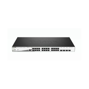 D-Link DGS-1210-28MP/E Managed L2 Switch med 24 porte og 4 SFP