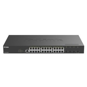 D-Link DGS-1250-28XP Managed L2+ Switch med 24x Gigabit og 4x SFP+