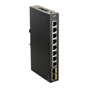 D-Link 8-port Gigabit Industriel Switch med 2x SFP-porte
