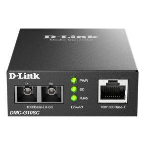 D-Link DMC-G10SC/E Gigabit mediekonverter med enkeltmode fiber