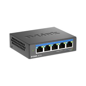 D-Link 5-Port 2.5G Multi-Gigabit Desktop Switch - hurtig og nem netv�rksudvidelse