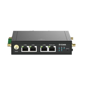 D-Link 4G LTE M2M VPN Wi-Fi Router - industriel DIN-skinne router med 300 Mbit/s