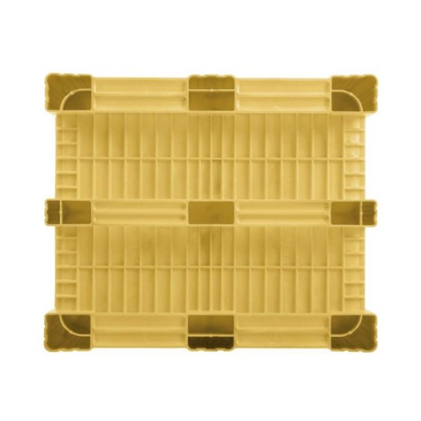 Craemer CB1 pallekar 470 L - 1200x800x740mm - Gul - 3 meder