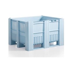 Craemer CB1 pallekar 470 L - 1200x800x740mm - Lys Bl - 3 meder