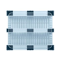 Craemer CB1 pallekar 470 L - 1200x800x740mm - Lys Bl - 3 meder