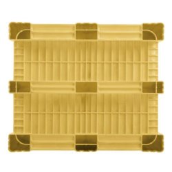 Craemer CB3 pallekar 610 L - 1200x1000x740mm - Gul - 3 meder