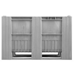 Craemer CB3 pallekar 610 L - 1200x1000x740mm - Lys gr - 3 meder