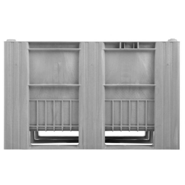 Craemer CB3 pallekar 610 L - 1200x1000x740mm - Lys gr - 3 meder