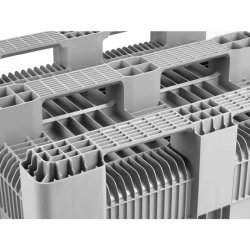 Craemer SB3 pallekar 610 L - 1200x1000x790mm - Lys gr - 3 meder