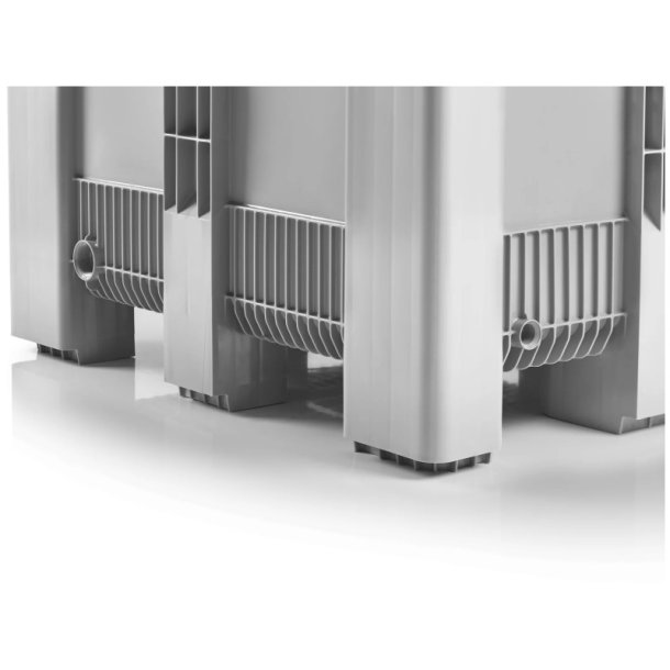 Craemer SB3 pallekar 610 L - 1200x1000x790mm - Lys gr - 9 fdder