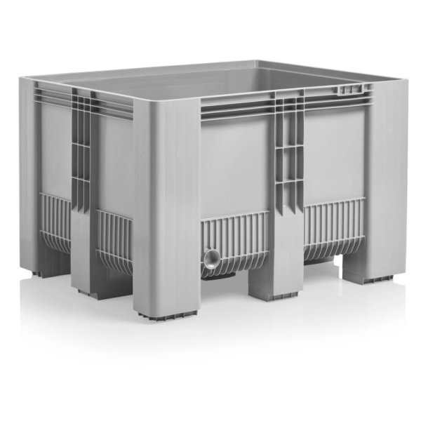 Craemer SB3 pallekar 610 L - 1200x1000x790mm - Lys gr - 9 fdder