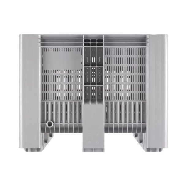 Craemer SB3 pallekar perforeret - 610 L - 1200x1000x790mm - Lys gr - 3 meder