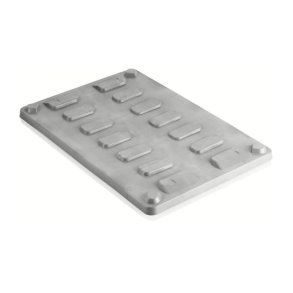 Craemer lg til pallekar CB1 med kroge - 1200x800 - Lys gr