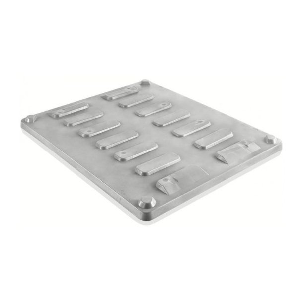 Craemer lg til pallekar CB3 med kroge - 1200x1000 - Lys gr