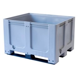 Europlast Pallekar 610L CTR3 - 1200x1000x740mm - Lys Gr - 3 meder