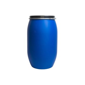 Menke Plasttnde med lg og spndebnd - 220 Liter bl