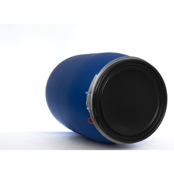 Menke Plasttnde med lg og spndebnd - 220 Liter bl