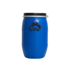 Menke Plasttnde med lg, hndtag og spndebnd - 30L bl