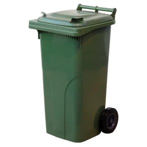 Europlast 120 Liter udendrs affaldsbeholder p hjul - grn