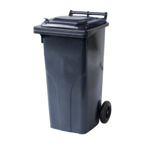 Europlast 120 Liter udendrs affaldsbeholder p hjul - gr
