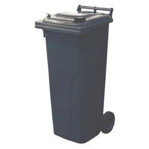 Europlast 140 Liter udendrs affaldsbeholder p hjul - gr