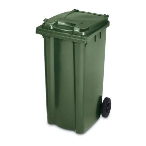 DTE 360 liter udendrs affaldsbeholder p hjul - grn
