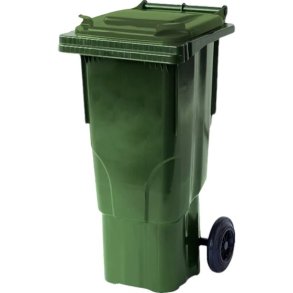 Europlast 60 liter udendrs affaldsbeholder p hjul - grn