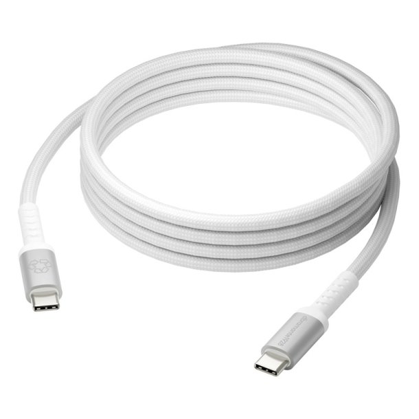 Dbramante1928 USB-C til USB-C kabel 240W - 2 meter, hvid