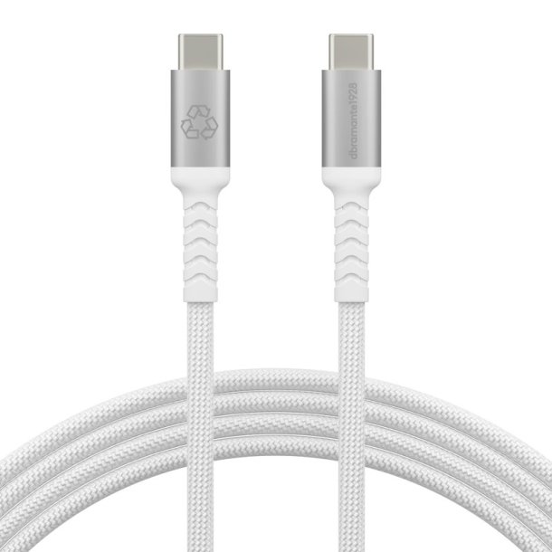 Dbramante1928 USB-C til USB-C kabel 240W - 2 meter, hvid