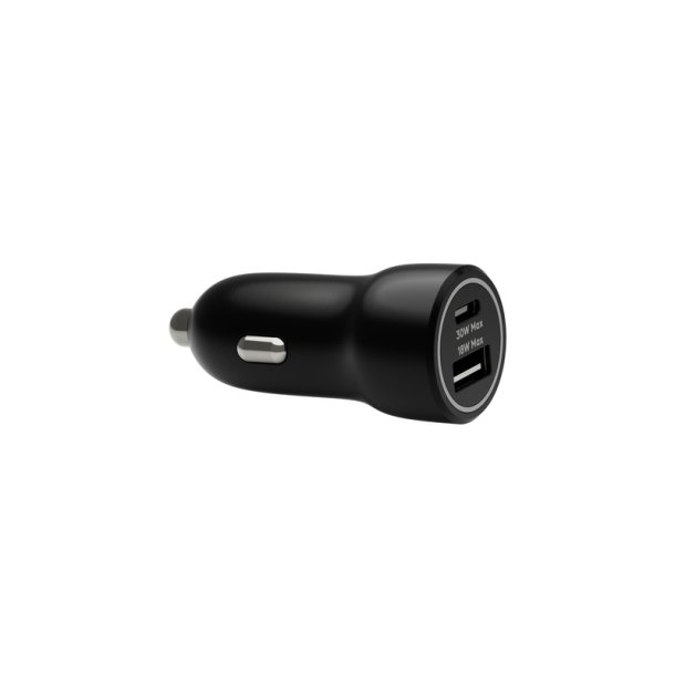 Dbramante1928 Re-Charge biloplader med USB-C 30W og USB-A 18W - Sort