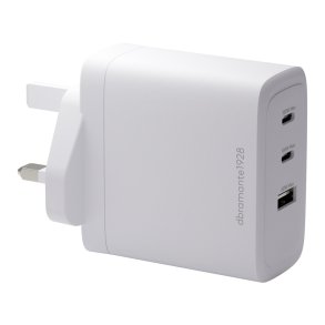 Dbramante1928 v�goplader med 2x USB-C 100W og 1x USB-A til laptop, tablet og smartphone