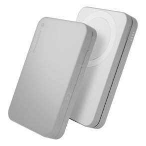 Dbramante1928 re-charge Power Bank 8K WL - 3-i-1 tr�dl�s powerbank i hvid aluminium