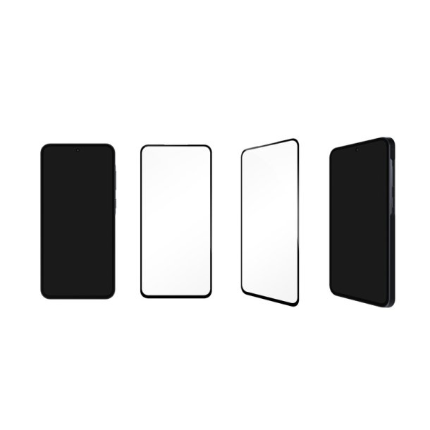 Dbramante1928 Eco-Shield sk�rmbeskytter til Samsung Galaxy A27 - Sort kant
