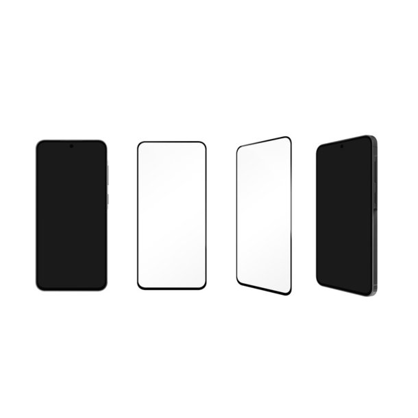 Dbramante1928 Eco-Shield sk�rmbeskytter til Samsung Galaxy A37 - sort kant