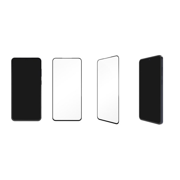 Dbramante1928 Eco-Shield sk�rmbeskytter til Samsung Galaxy A57 - Sort kant