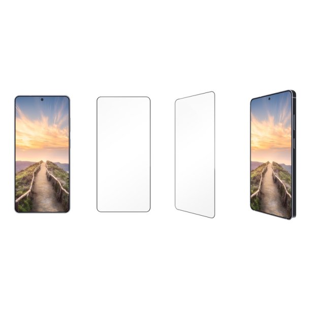 Dbramante1928 Eco-Shield sk�rmbeskytter til Samsung Galaxy S26 Ultra - sort kant
