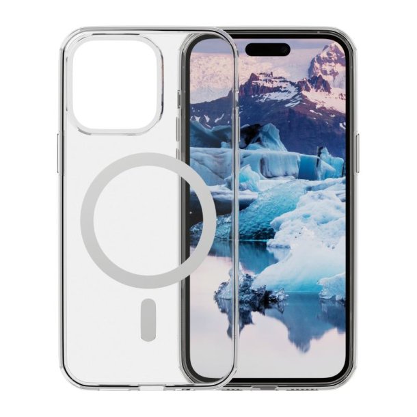 dbramante1928 Iceland Pro - MagSafe - mobiltelefon etui - Cover - Transparent/Hvid - iPhone 15 Pro