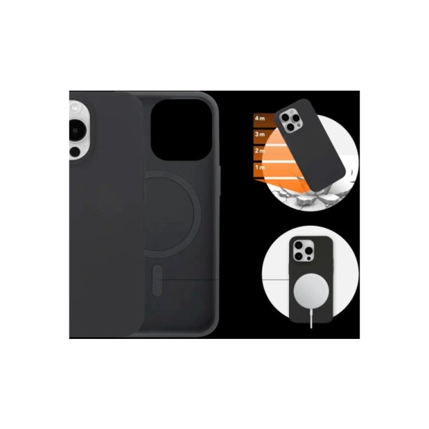 dbramante1928 Iceland Ultra D3O MagSafe mobiltelefon etui 15,5 cm (6.1") Cover Sort