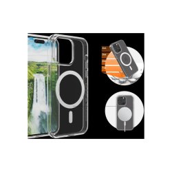 dbramante1928 Iceland Ultra D3O MagSafe mobiltelefon etui Cover Transparent, Hvid