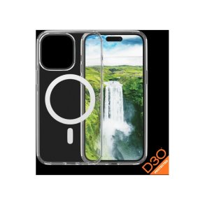 dbramante1928 Iceland Ultra D3O MagSafe mobiltelefon etui Cover Transparent, Hvid