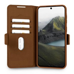 Dbramante1928 Oslo Pro Wallet Case til Samsung Galaxy A57 - Dark Tan