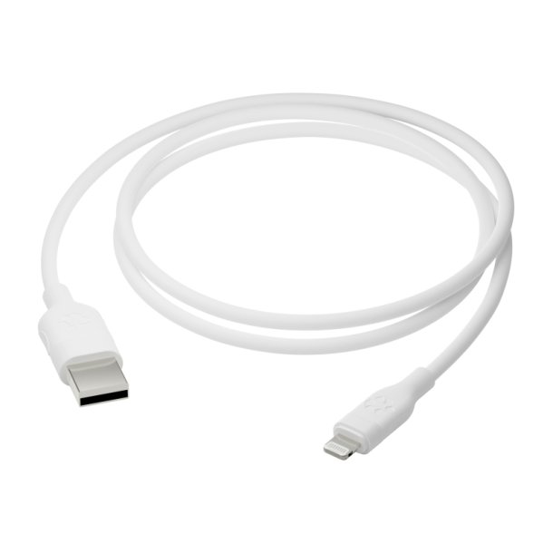 dbramante1928 re-charge Kabel - W 1,2 m Lightning USB A Hanstik Hanstik Hvid