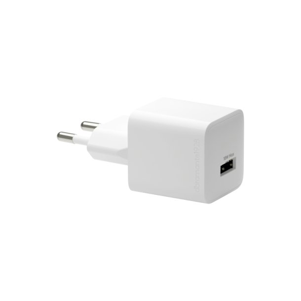 dbramante1928 re-charge EU V�goplader - USB-A 18W - W Indend�rs Vekselstr�m Hvid